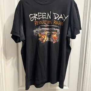 Green Day Revolution Radio Black Tee